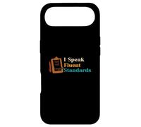 Carcasa para iPhone Air Técnico Divertido de Control de Calidad I Speak Fluent Standards