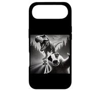 Carcasa para iPhone Air Tejón En Carretera con Bosque Misterioso