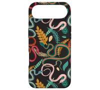 Carcasa para iPhone Air Teléfono con patrón de Serpiente Floral exótico