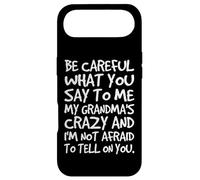 Carcasa para iPhone Air Ten Cuidado con lo Que me Dices My Grandmas Crazy Funny Family