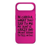 Carcasa para iPhone Air Ten Cuidado con lo Que me Dices, tía Loca y Divertida