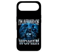 Carcasa para iPhone Air Tengo Miedo de Las Mujeres Hombre Lobo Alfa Lobo Meme tembloroso