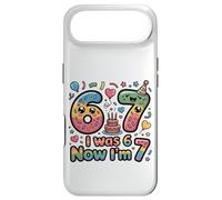 Carcasa para iPhone Air Tenía Seis años, Ahora Tengo Siete, Autismo, Pascua, 67, Meme, séptimo cumpleaños