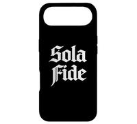 Carcasa para iPhone Air Teología Reformada Sola Fide Fe Solo Diseño Cristiano