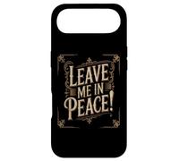 Carcasa para iPhone Air Texto de Humor Divertido Gente Divertida Cita Divertida Déjame en Paz