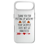 Carcasa para iPhone Air Thank You for Putting Up with My Shit Work Funny Coworker