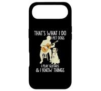 Carcasa para iPhone Air That What I Do I Pet Dogs I Play Guitars & I Know Things