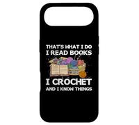 Carcasa para iPhone Air That What I Do I Read Books I Crochet I Know Things