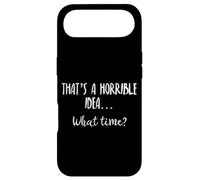 Carcasa para iPhone Air Thats a Horrible Idea What Time This is a Bad Idea What Time