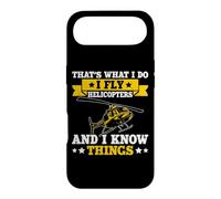 Carcasa para iPhone Air That's What I Do I Fly Helicopters and I Know Things