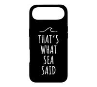 Carcasa para iPhone Air That's What Sea Said Surfista Ola Surfing Océano Playa