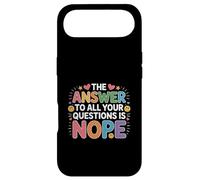 Carcasa para iPhone Air The Answer To All Your Questions Is Nope Actitud -