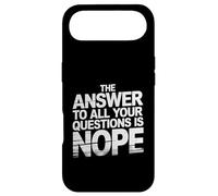 Carcasa para iPhone Air The Answer To All Your Questions Is Nope Actitud -