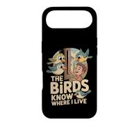 Carcasa para iPhone Air The Birds Know Where I Live Comedero Pájaros