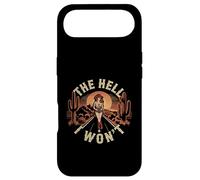 Carcasa para iPhone Air The Hell I Won'T Funny Cowgirl Country Western Rodeos Retro