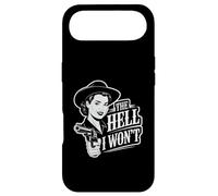 Carcasa para iPhone Air The Hell I Won'T Funny Cowgirl Country Western Rodeos Retro