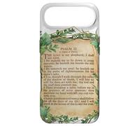 Carcasa para iPhone Air The Lord is My Shepherd Salmo 23 Leaf Art Design Religious