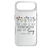 Carcasa para iPhone Air The Lord is My Strength and My Song Christian Psalm 118:14