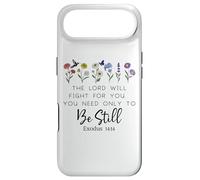 Carcasa para iPhone Air The Lord Will Fight For You Sign Bible Verse Exodus 14:14