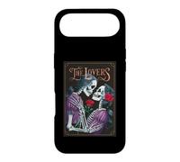Carcasa para iPhone Air The Lovers Tarot Card Oculto Esqueleto Rosas Gótico Besos