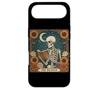Carcasa para iPhone Air The Reader Skeleton Leyendo Libros Tarot Card Dark Academia