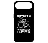 Carcasa para iPhone Air The Tempo Is Whatever I Say It Is - Camiseta Divertida y Genial Baterista