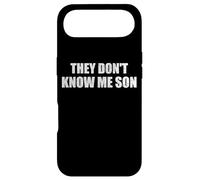 Carcasa para iPhone Air They Dont Know me Son Motivational Inspiration
