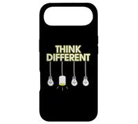 Carcasa para iPhone Air Think Different Lateral Thinking Lights Lamps Bulbs