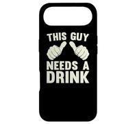 Carcasa para iPhone Air This Guy Needs A Drink Funny Beber Alcohol Humor Vintage