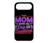 Carcasa para iPhone Air This MOM Runs ON Drip and Deadlines