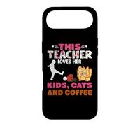 Carcasa para iPhone Air This Teacher Loves Her Kids Cats Coffee School Teachers