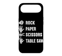 Carcasa para iPhone Air Tijeras de Papel de Roca Sierra de Mesa Divertido Carpintero para carpintería
