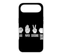 Carcasa para iPhone Air Tijeras de Papel de Roca Sierra de Mesa Divertido Carpintero para carpintería
