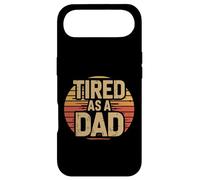 Carcasa para iPhone Air Tired As A Dad Funny Retro Día del Padre Papá
