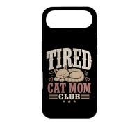 Carcasa para iPhone Air Tired Cat Mom Club Vintage Agotado Divertido Gráfico