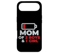 Carcasa para iPhone Air Tired Mom Mother's Day Mom of 2 Boys 1 Girl Design