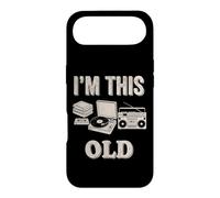 Carcasa para iPhone Air Tocadiscos Retro de los años 80 y 90 Boombox de Casete I'm This Old