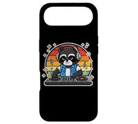Carcasa para iPhone Air Tocadiscos Retro DJ Raccoon para Mezclar música gráfica