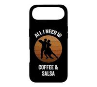 Carcasa para iPhone Air Todo lo Que Necesito es café y Salsa | Bailarina de Salsa Divertida
