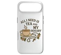 Carcasa para iPhone Air Todo lo Que Necesito es té y mi Rosario - Oración Católica