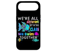 Carcasa para iPhone Air Todos Somos Diferentes Pero nadamos Juntos Maestro de Primaria