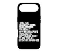 Carcasa para iPhone Air TOMO por Granito Bad Grammar Pacificamente Divertido Meme