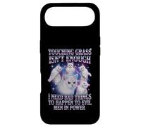Carcasa para iPhone Air Touching Grass ISN’t Enough Gato Meme Humor Protesta