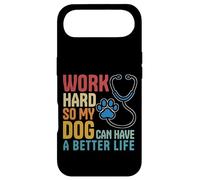 Carcasa para iPhone Air Trabaja Duro para Que mi Perro Pueda Tener una Vida Mejor Enfermera Vet Tech