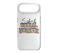 Carcasa para iPhone Air Trabajador Social Escolar Tie Dye Apreciación Trabajo Social