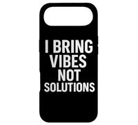 Carcasa para iPhone Air Traigo vibras, no soluciones, Citas Divertidas de la Vida sarcástica