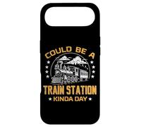 Carcasa para iPhone Air Train Station Kinda Day Funny Locomotora Hombres Niños Niños Jóvenes