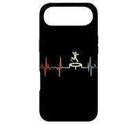 Carcasa para iPhone Air Trampolín Cardiograma Gimnasta Retro Línea de Pulso