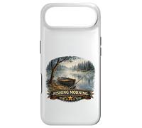 Carcasa para iPhone Air Tranquilo Lakeside Angler Amanecer Escape Wilderness