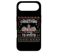Carcasa para iPhone Air Travel To Kyoto Japón Pagoda Christmas Ugly Xmas Sweater